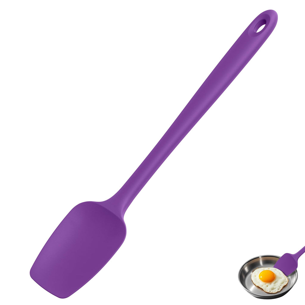 U-Taste Silicone Large Spatula, 600ºF High Temp Bowl Scraper, 11.38"/Orange