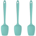 U-Taste Silicone Spoon Spatula Set of 3, 600°F High Heat Temp, Aqua Sky