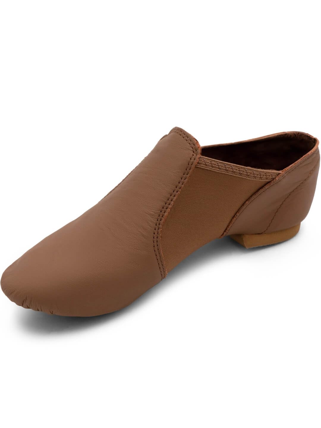 Capezio womens Series Jazz Slip loafers shoes, Caramel, 11 Wide US