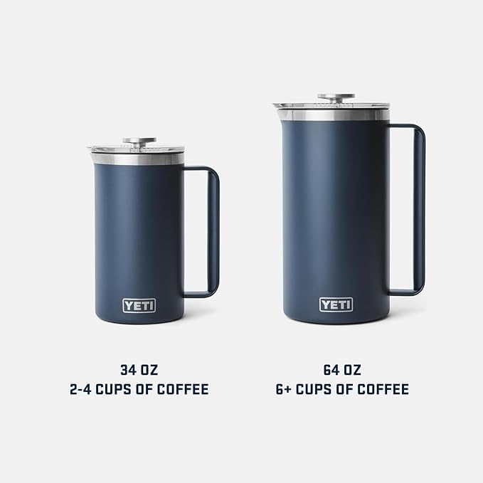 YETI Rambler 64 oz. French Press Coffee Maker, Key Lime
