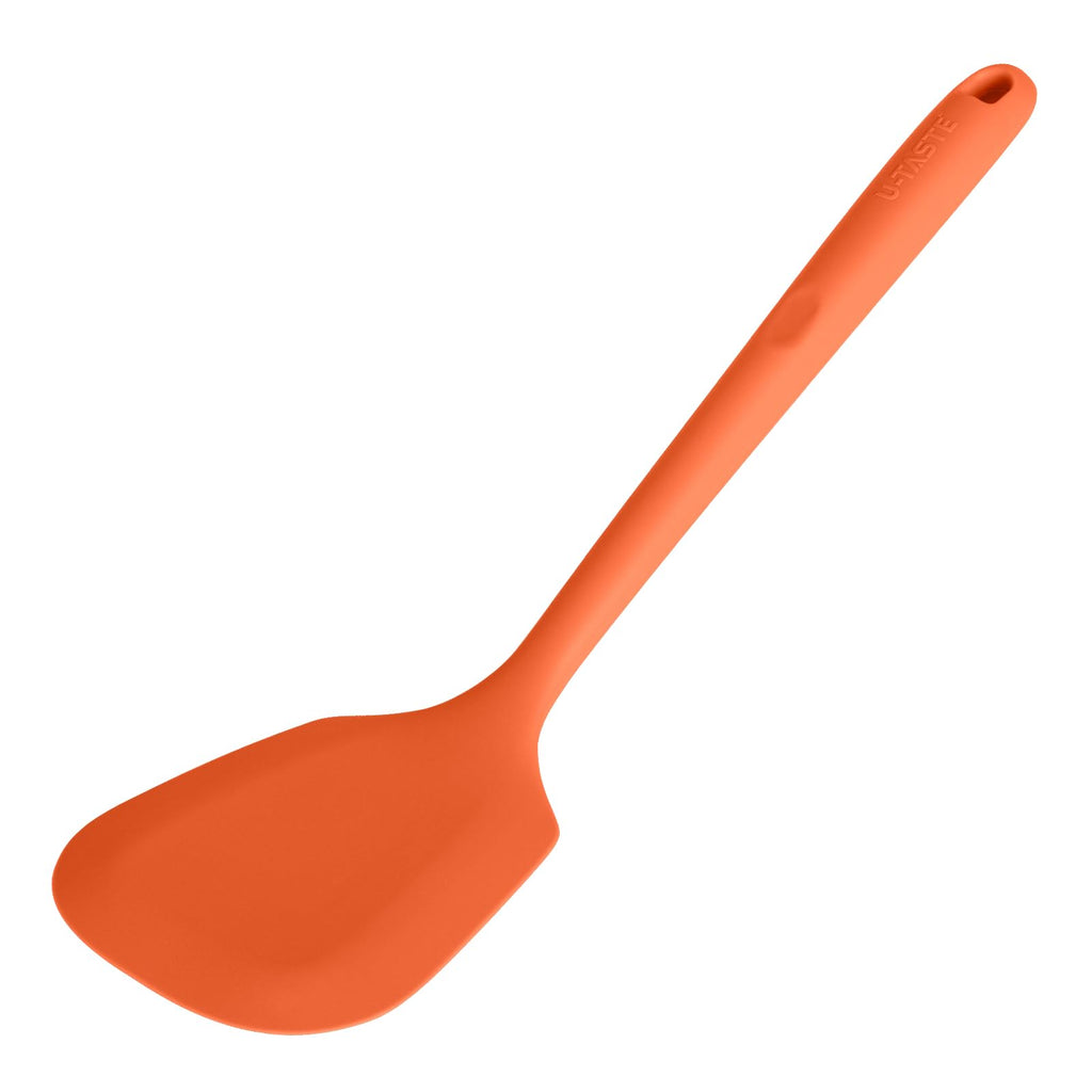 U-Taste Silicone Turner Cooking Spatula, 13.6" Long/3.7" Wide, Purple