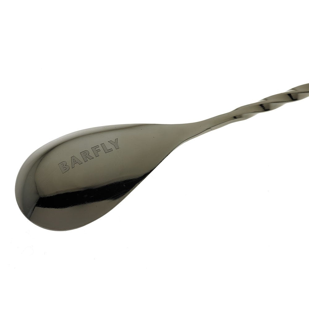 Barfly Bar Spoon, Standard 13 3/16" (33.5 Cm), Gun Metal Black