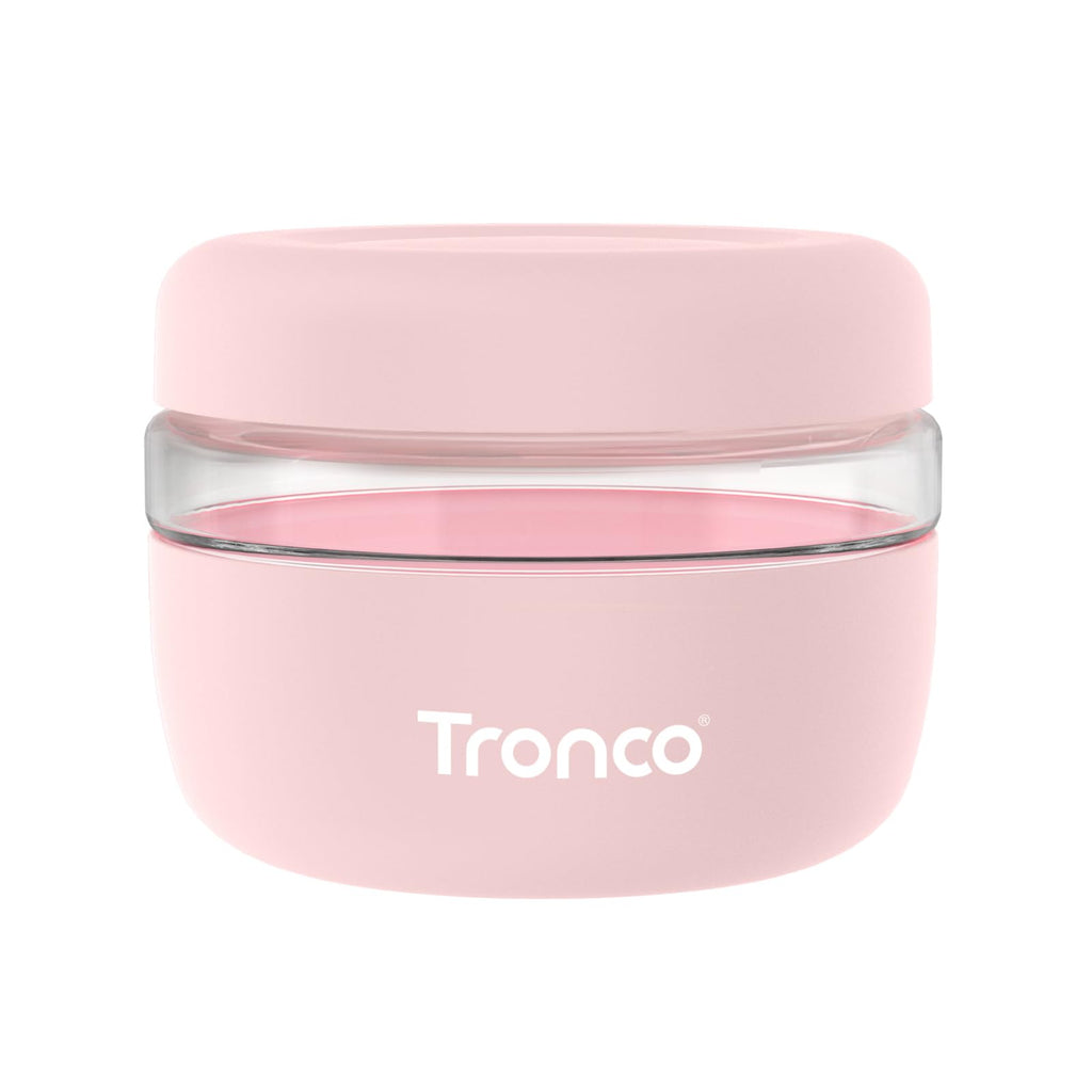 Tronco 16 oz Glass Food Storage & Lunch Bowl Containers with Airtight Lids