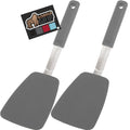 GORILLA GRIP Patented Nonstick Spatula for Frying Pan, 11.6 inch, Gray