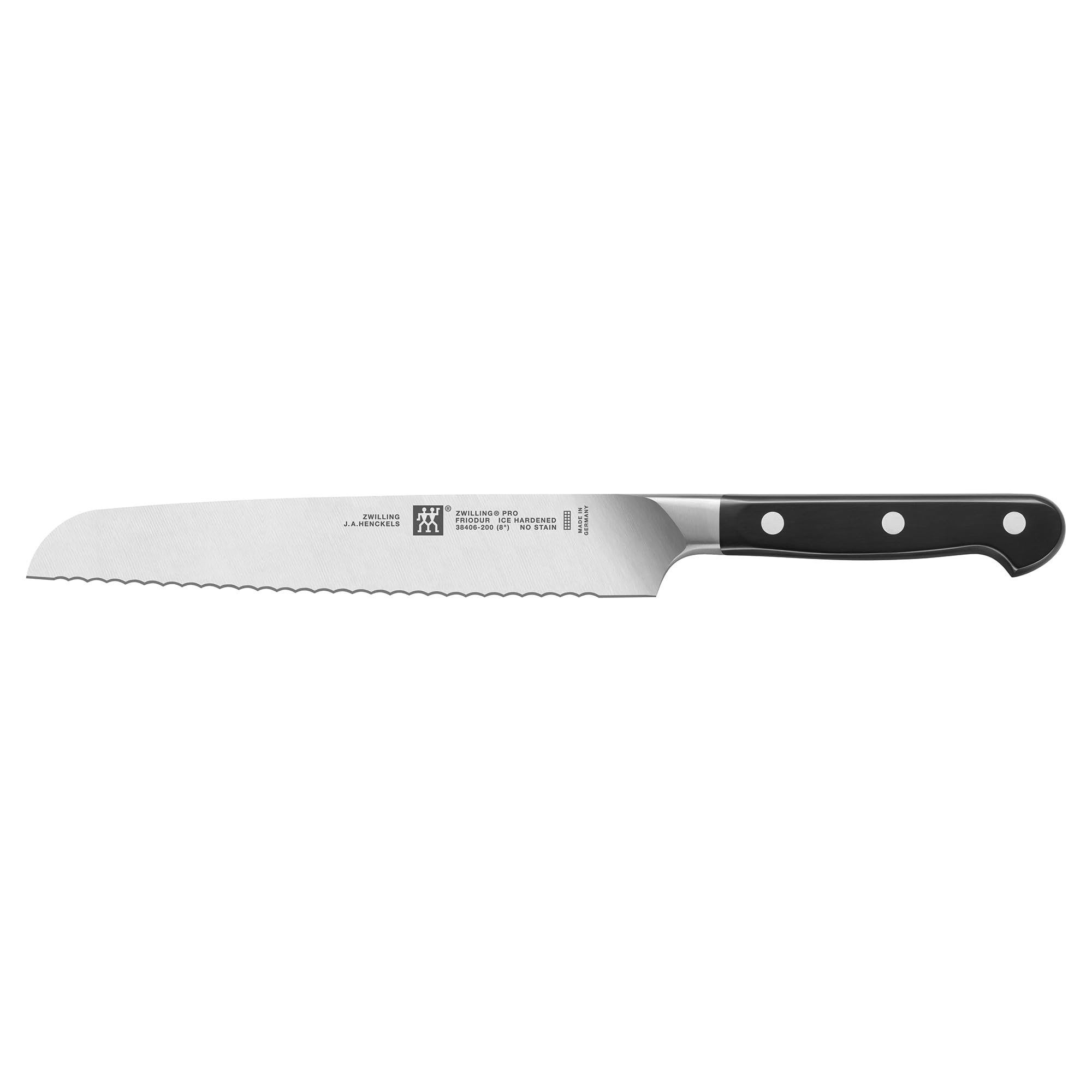 ZWILLING Pro 7-Piece Razor-Sharp German Knife Block Set with Bonus Sharpener, Made in Company-Owned German Factory with Special Formula Steel perfected for almost 300 Years, Dishwasher Safe