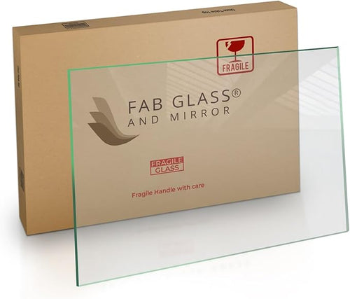 36" x 48" Tempered Glass Table Top with 1/4" Thickness, Flat Polished Edge and Safety Corners Clear Surface Replacement for Dining, Coffee or Office Tables Scratch Resistant