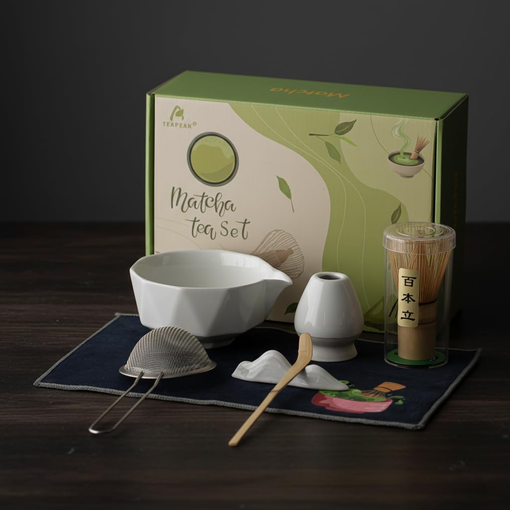 8-Piece Matcha Whisk Set with Bowl for Beginners