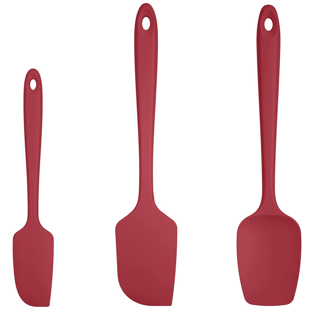 U-Taste Silicone Spatula Set, 600ºF High Heat Resistant, 3Pc, Midnight Blue