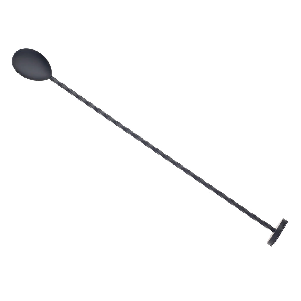 Barfly Bar Spoon, Standard 17 1/8" (43.5 Cm), Gun Metal Black