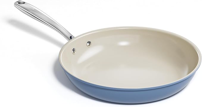 Redchef Ceramic Non Stick Egg Pans, Nonstick Frying Pan Skillet, 8 inch Cooking Pan Non Toxic with Stay Cool Handle for Induction, PTFE & PFAS & PFOA Free