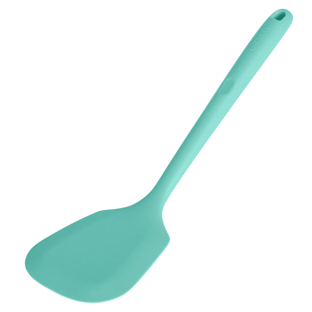 U-Taste Silicone Turner Cooking Spatula, 13.6" Long/3.7" Wide, Purple
