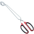 HINMAY Extra Long Scissor Tongs 15" Stainless Steel Barbecue Grilling Tongs