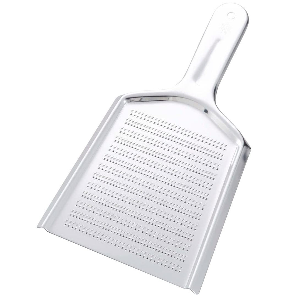 TIKUSAN Japanese Grater Oroshigane Slicer Stainless Steel Made in Japan for Radish Garlic Ginger Fruits Root Vegetables (4.1"x8.5")