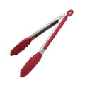 U-Taste Kitchen Tong for Cooking, 480ºF Heat-Resistant Silicone, 9in/Red