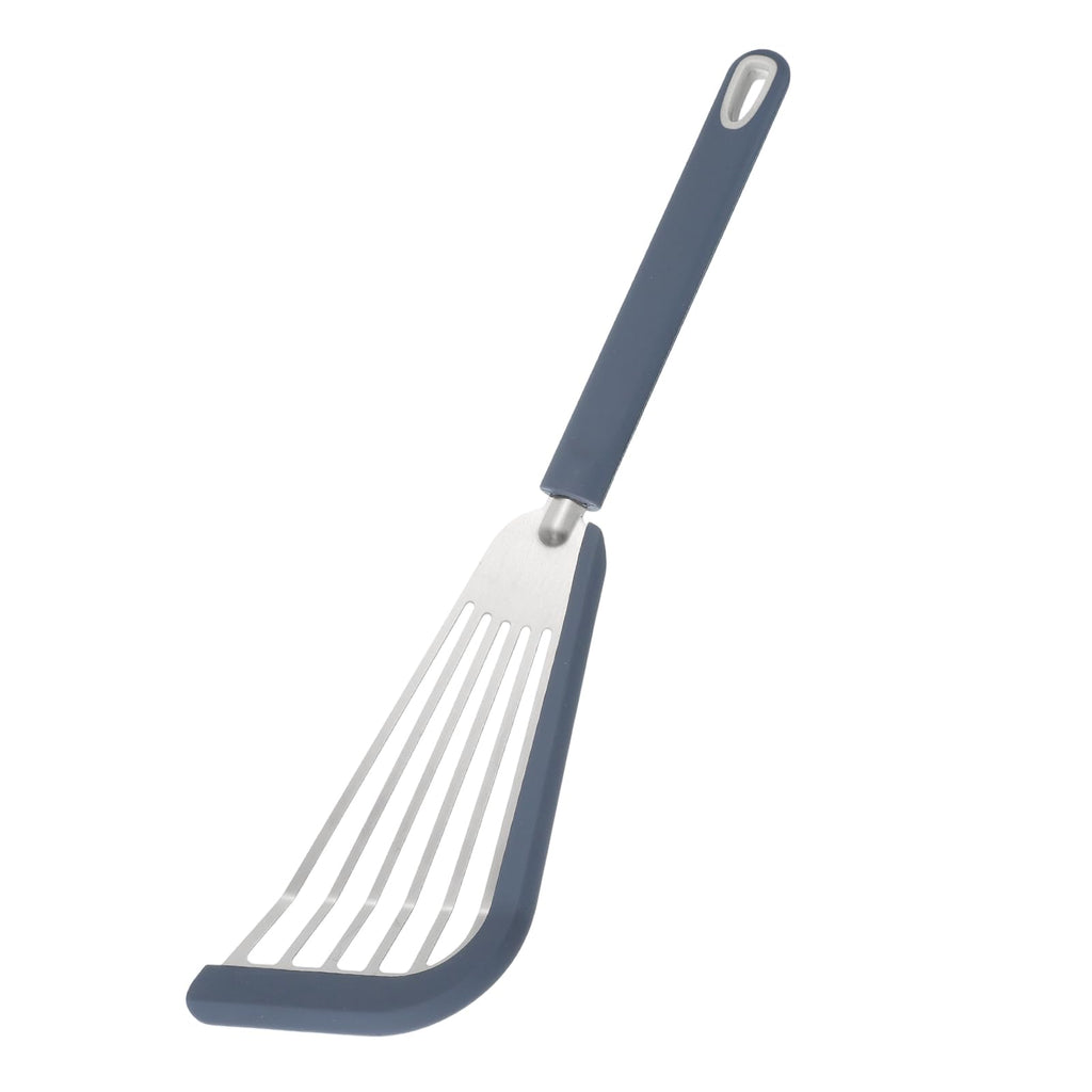 uxcell Silicone Fish Spatulas with Handle Kitchen Cooking Spatula for Egg, Fish, Pancake Green