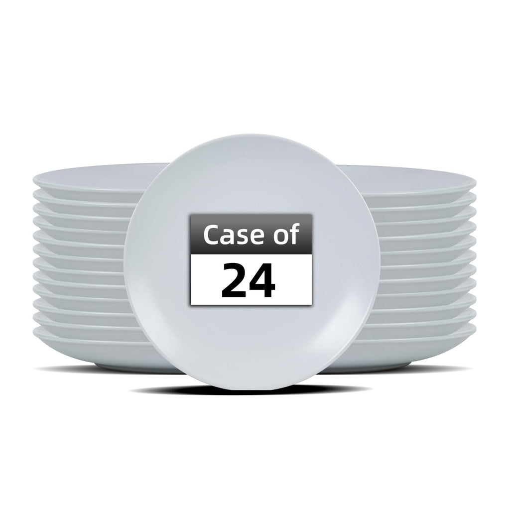 IRESTAURANT PLUS Stoneware Coupe Commercial Grade Dinnerware, Ivory, Plate 12.25", Case of 12