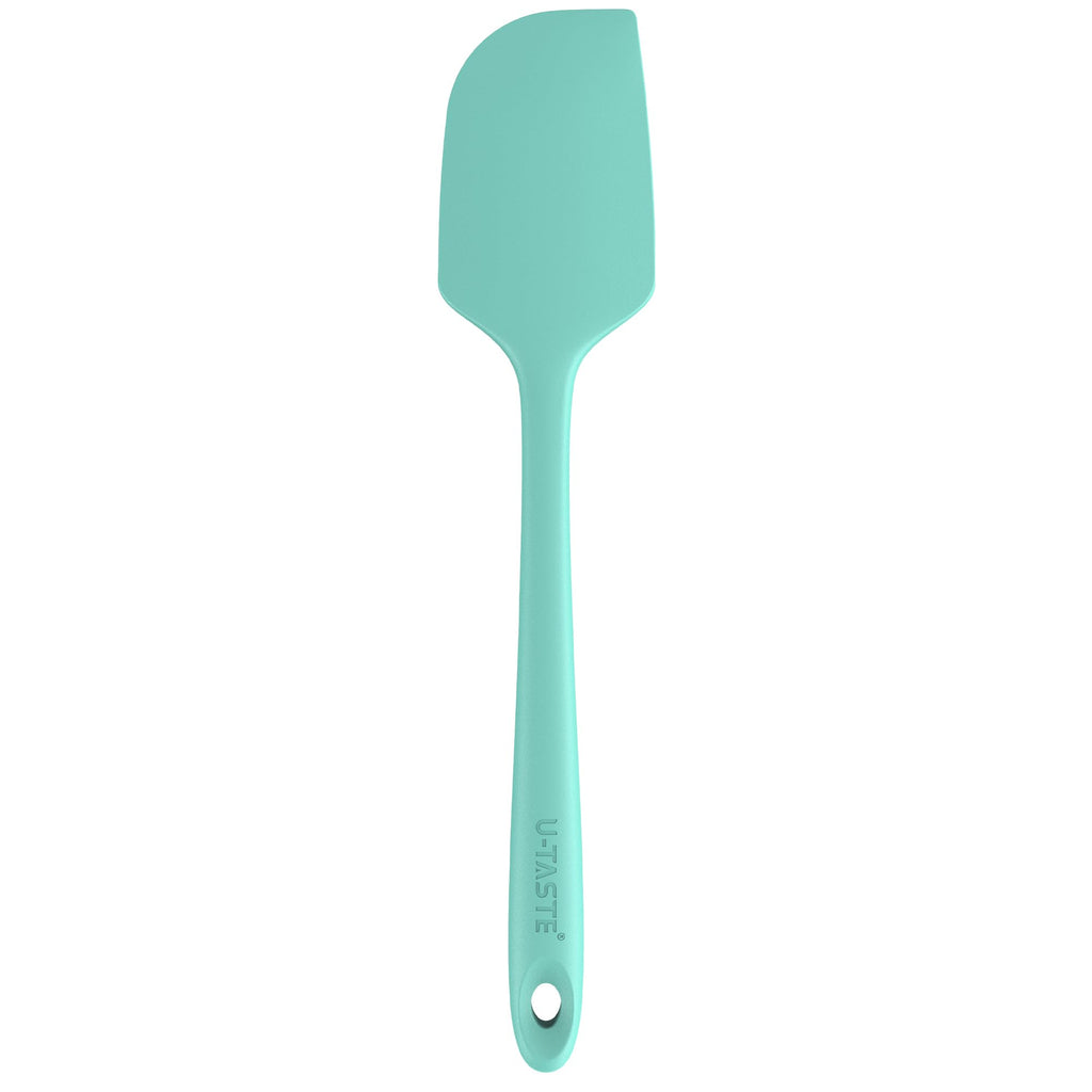 U-Taste Silicone Large Spatula, 480ºF High Temp Scraper, 11.38", Aqua Sky