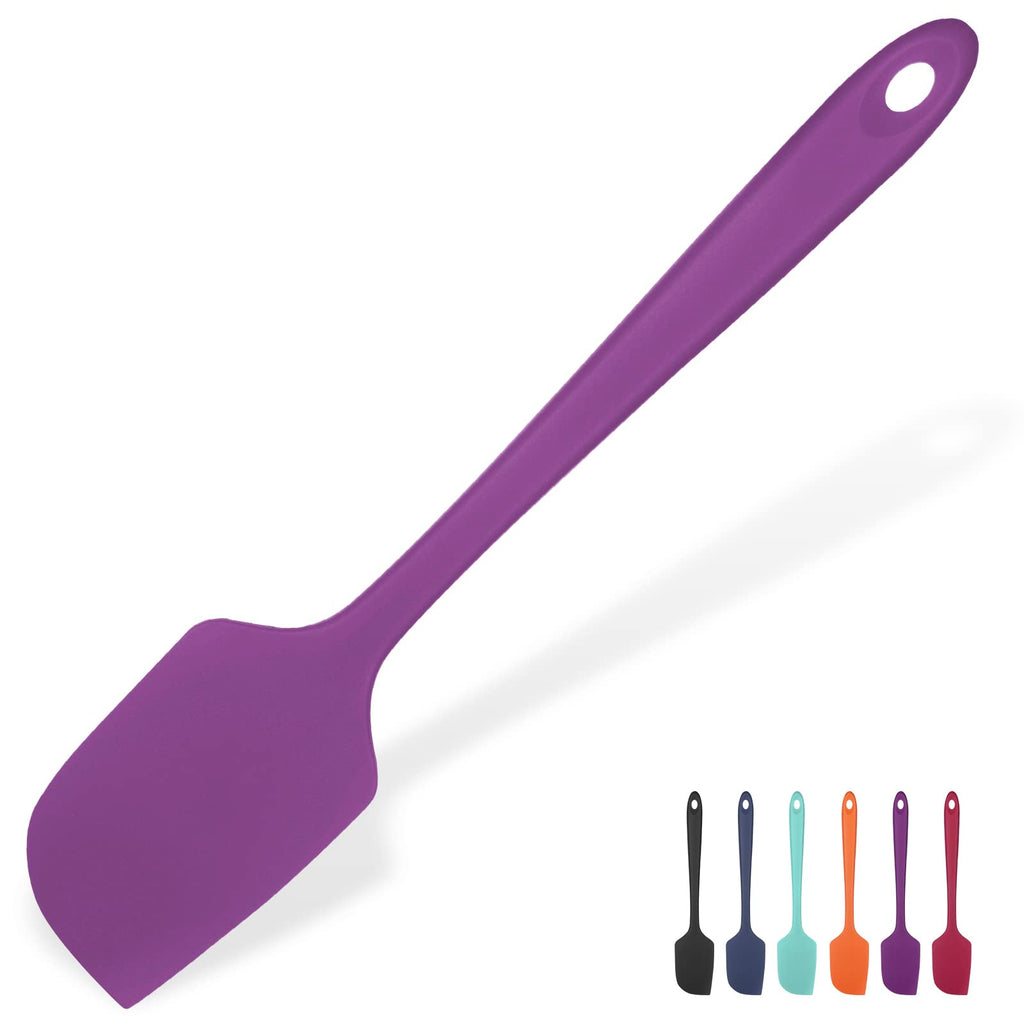 U-Taste Silicone Large Spatula, 600ºF High Temp Bowl Scraper, 11.38"/Orange