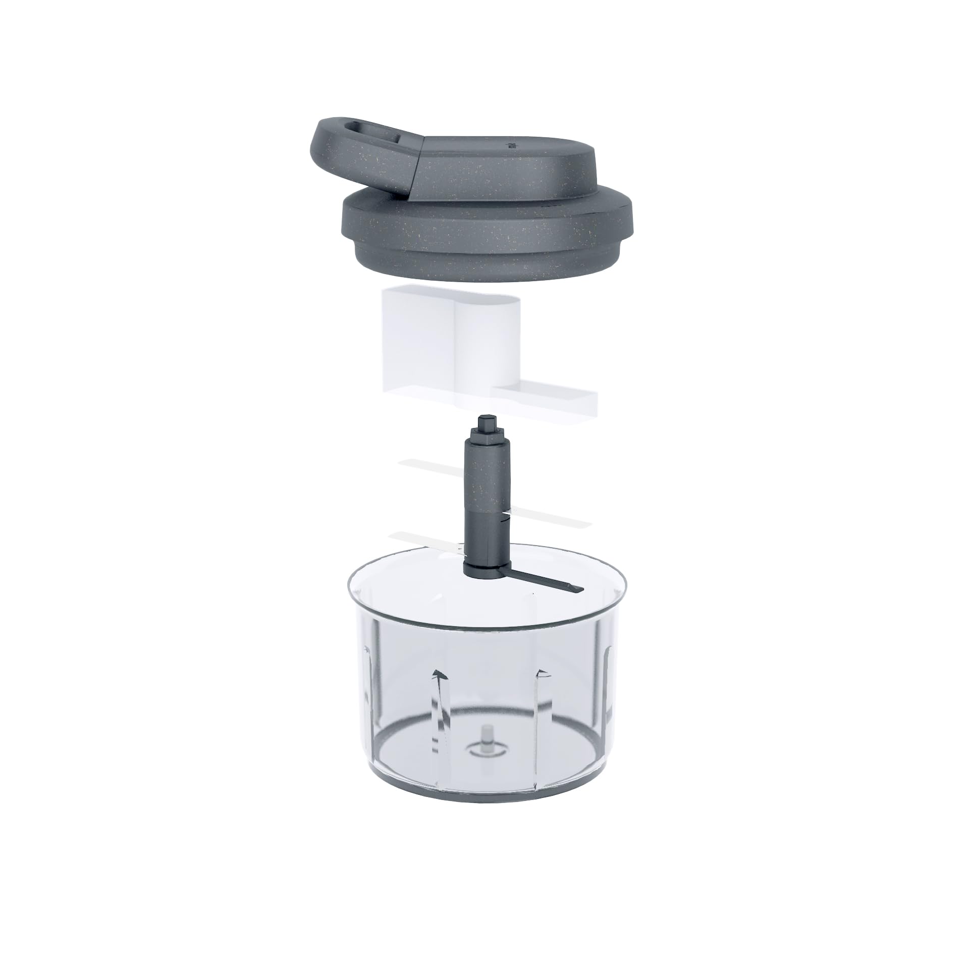 Zyliss Easy Pull Food Chopper and Manual Food Processor - Hand-Held Slicer & Dicer for Fruits & Vegetables - Easy Pull Manual Food Chopper - Cooking Gadgets & Kitchen Essentials - Easy Pull 3.0