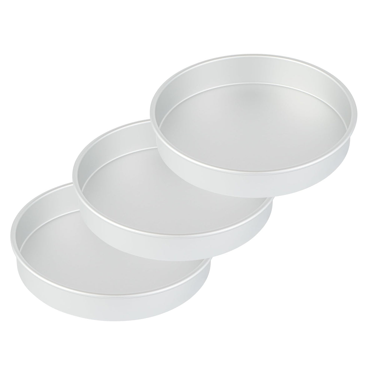 Restaurantware-Met Lux 11 x 2 Inch Straight-Sided Baking Tin, 1 Round Cake Pan - Oven-Ready, Freezable, Anodized Aluminum Round Baking Pan, Greaseproof, For Layer Birthday Cake