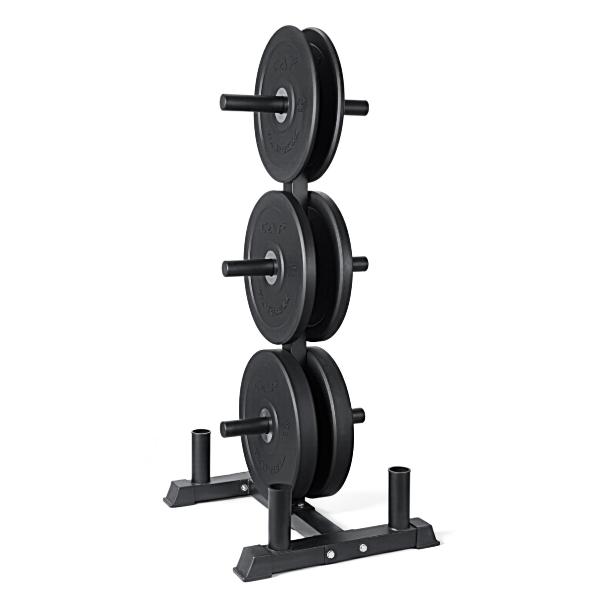 CAP 260lb Competition Olympic Bumper Plate Weight Set