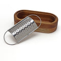 Stainless Steel Cheese Grater With Wood Container Hand Grater Mini Shredder Zester Box Graters for Kitchen