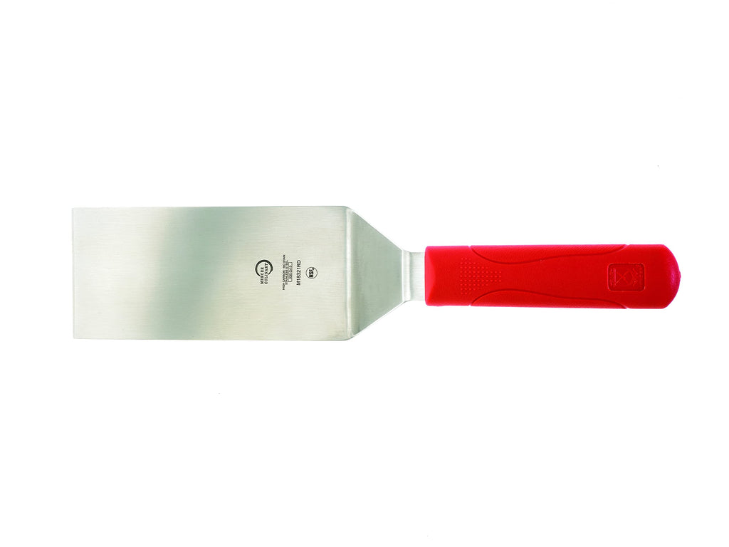 Mercer Culinary Millennia Mini Turner/Spatula, 2.5 Inch x 2.5 Inch Blade, Black Handle
