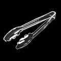 New Star Foodservice 35643 Utility Tong, High Heat Plastic, Scalloped, 9 inch, Set of 12, Clear