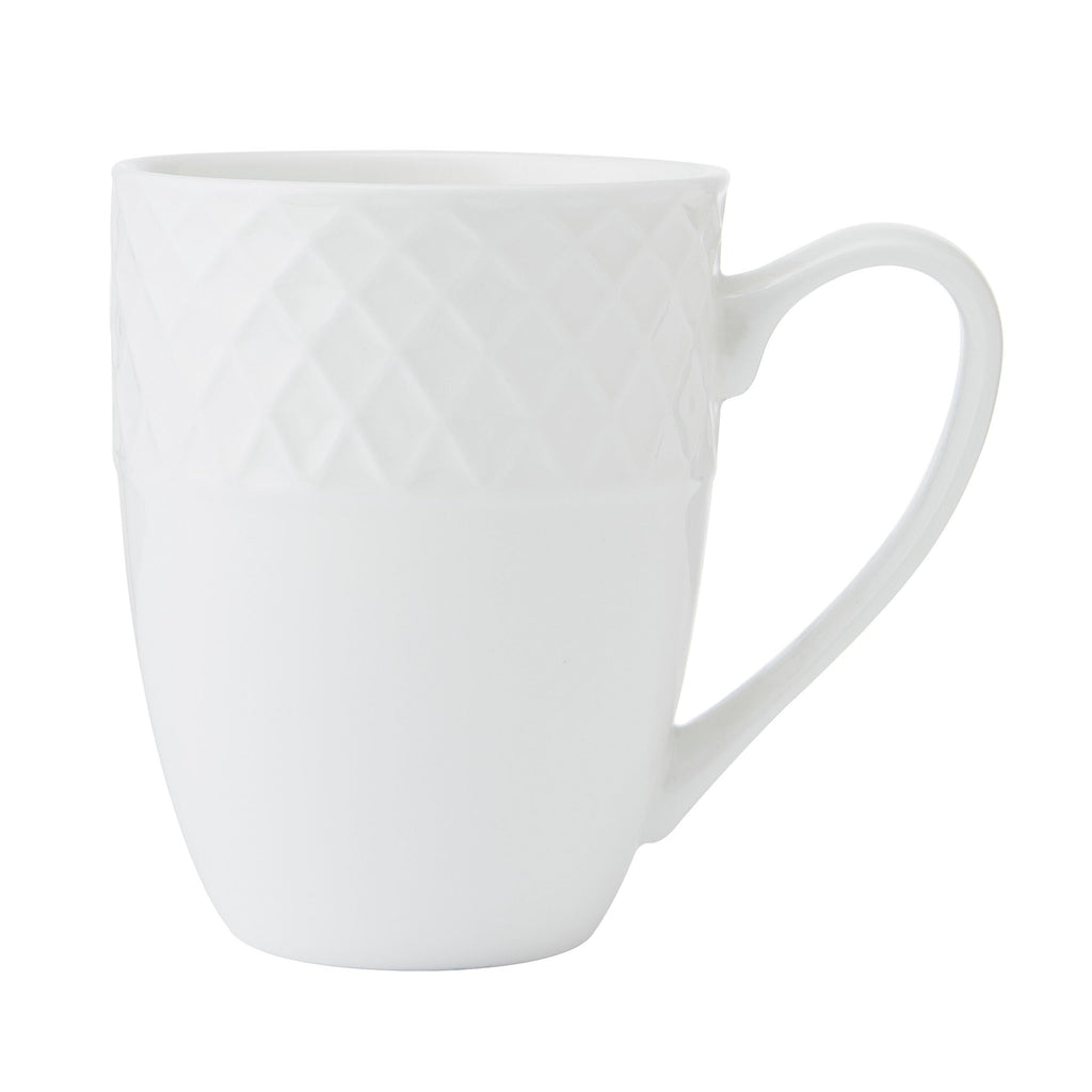 Mikasa Trellis Bone China Lightweight Chip Resistant 40 Piece Dinnerware Set, Service for 8