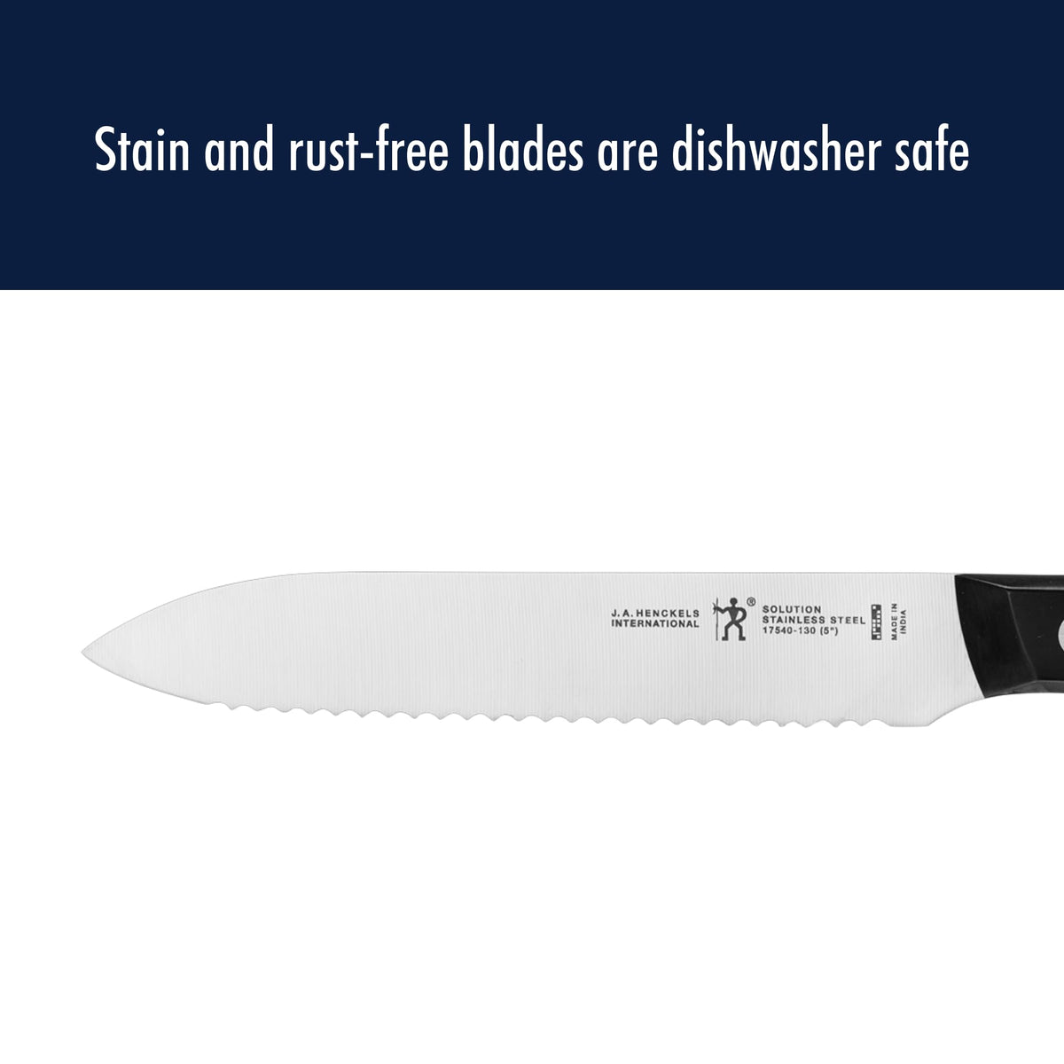 HENCKELS Solution Razor-Sharp 2-Piece Utility Knife Set, German Engineered Knife Informed by over 100 Years of Mastery