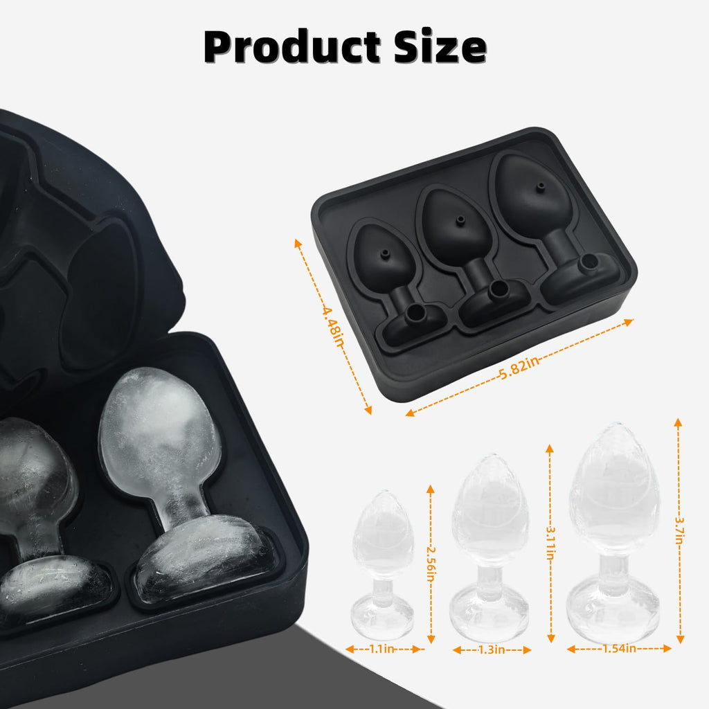 gomaxbo Adult Ice Cube Mold,Novelty Ices Cube mold,BPA Free