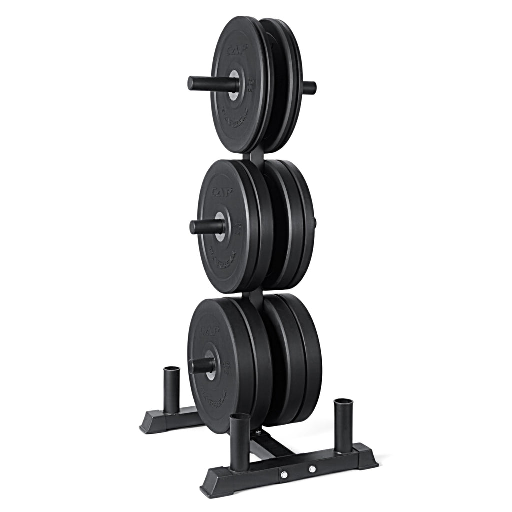 CAP 260lb Competition Olympic Bumper Plate Weight Set