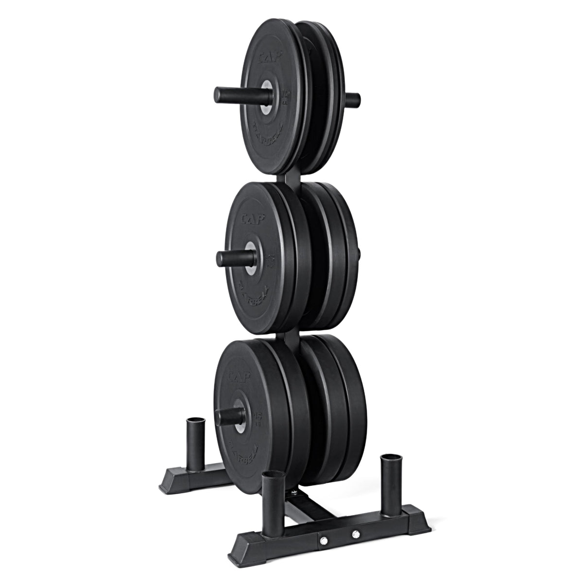 CAP 260lb Competition Olympic Bumper Plate Weight Set