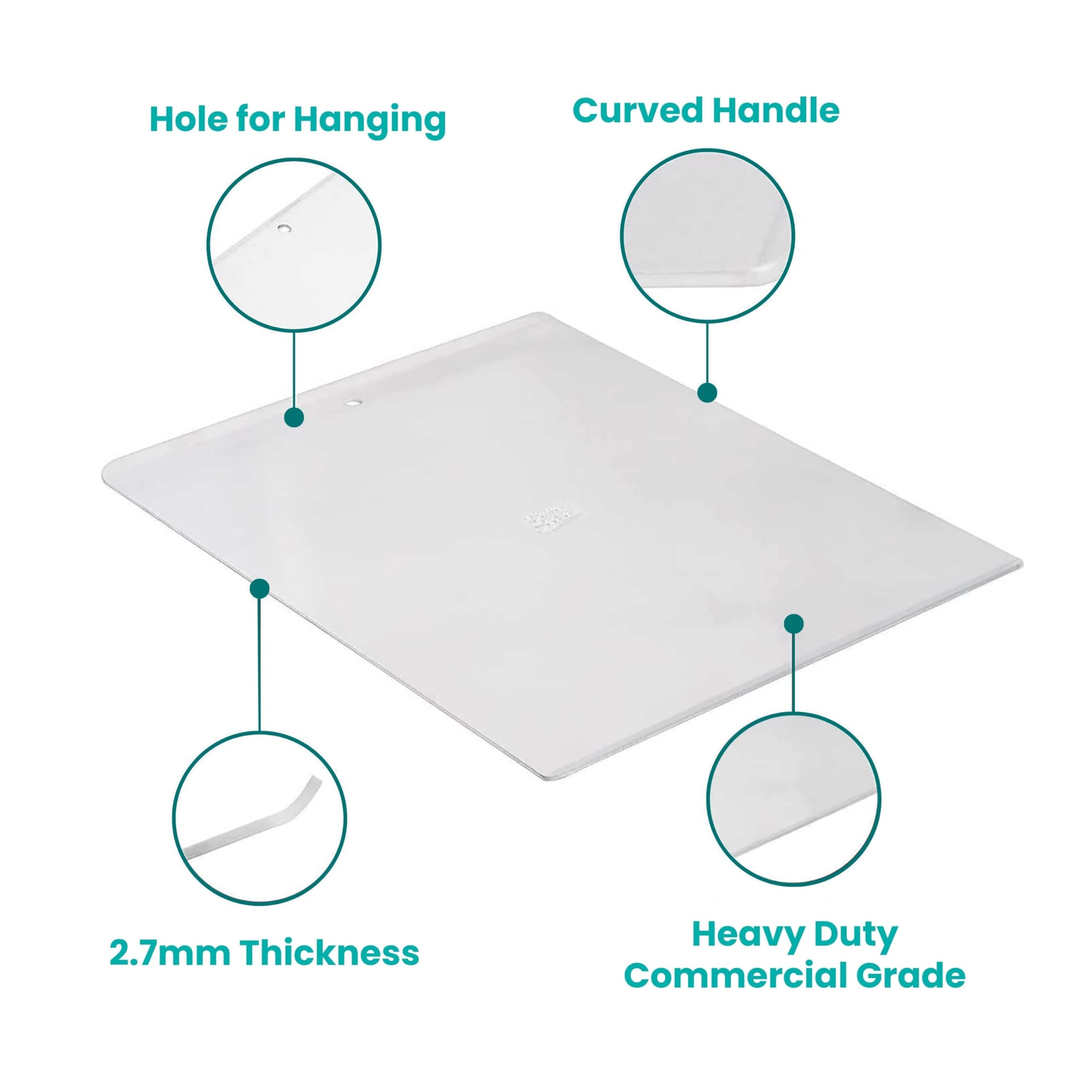 Commercial Quality Baking Sheet Pan Set, Pure Aluminum, Wrap Resistant, Large Flat Cookie Sheet 18" x 14", 100% Recycled Flat Baking Sheet Commercial Grade - The Natural Aluminum Collection