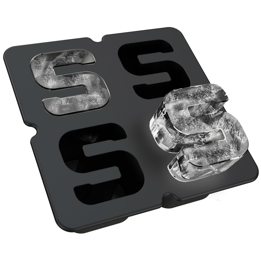 Customized Letter P Ice Cube Mold -Letter Silicone Ice Mold for Custom Ice Cube Mold and Baking Chocolate and Crafting Letter Molds, Ice Cube Molds for Cocktails & Whiskey with Custom Letters