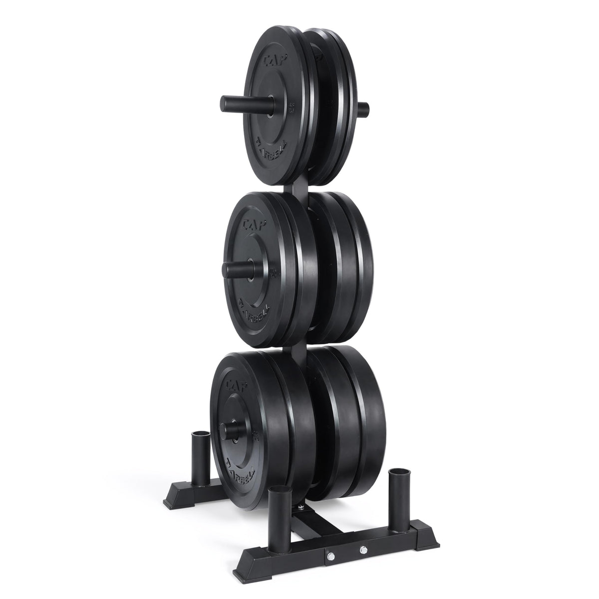 CAP 260lb Competition Olympic Bumper Plate Weight Set