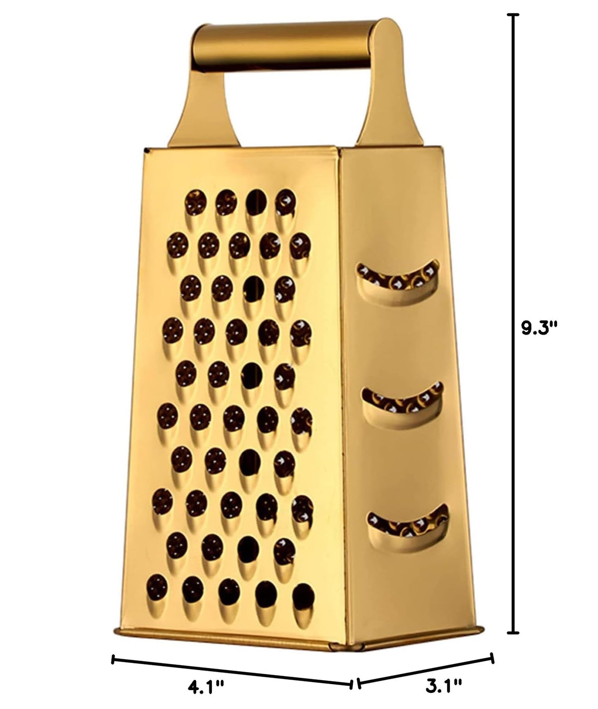 Eitonbu Stainless Steel 4 Sides Multifunctional Grater Slicer with Handle