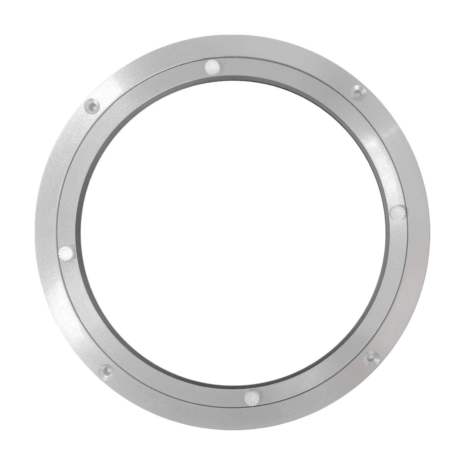 HLMOptimo Lazy Susan Bearing 10 inch Aluminum Turntable Ball Bearing, Heavy Duty Turner Bearing Silent Turntable Bearing Swivel Turntable Bearing 8/10/12/14 inch (10 inch)
