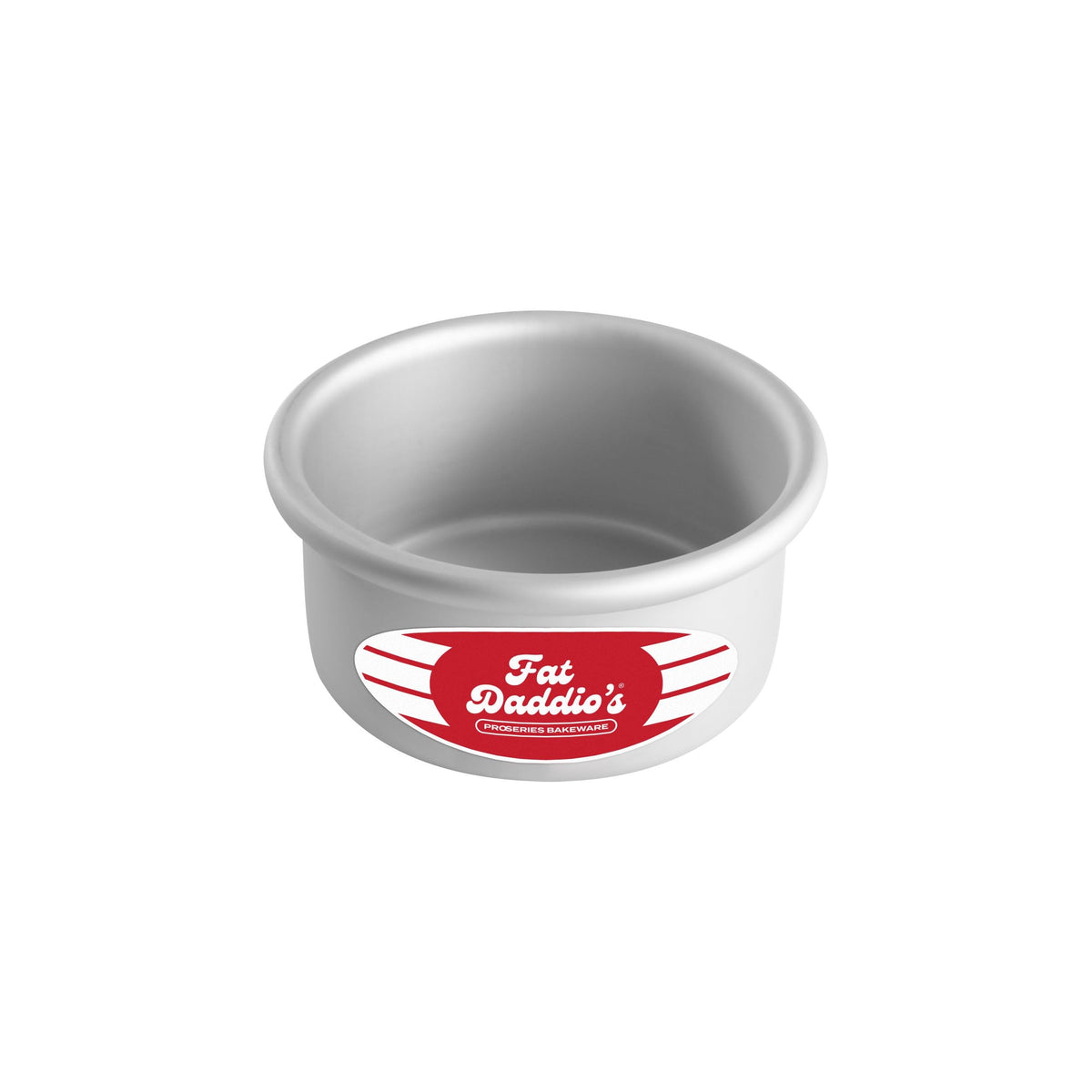 Fat Daddio's Anodized Aluminum Round Cake Pans, 2 Piece Set, 5 x 2 Inch