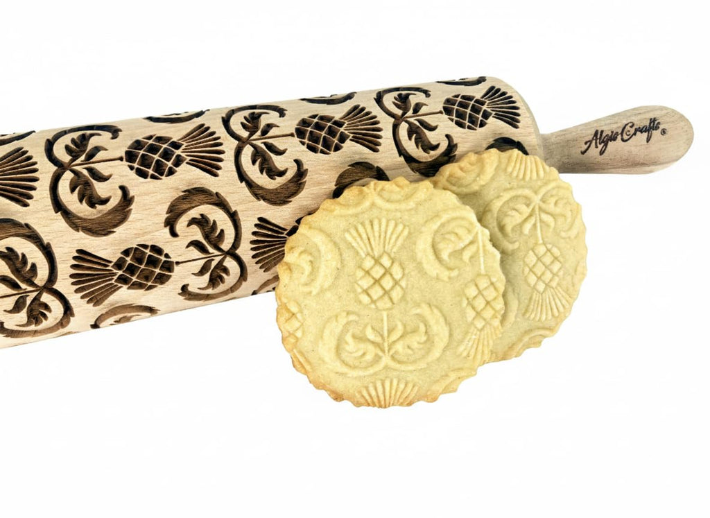 MELODY EMBOSSING ROLLING PIN with NOTES LASER ENGRAVED for EMBOSSED COOKIES GIFT FOR MUSICIAN
