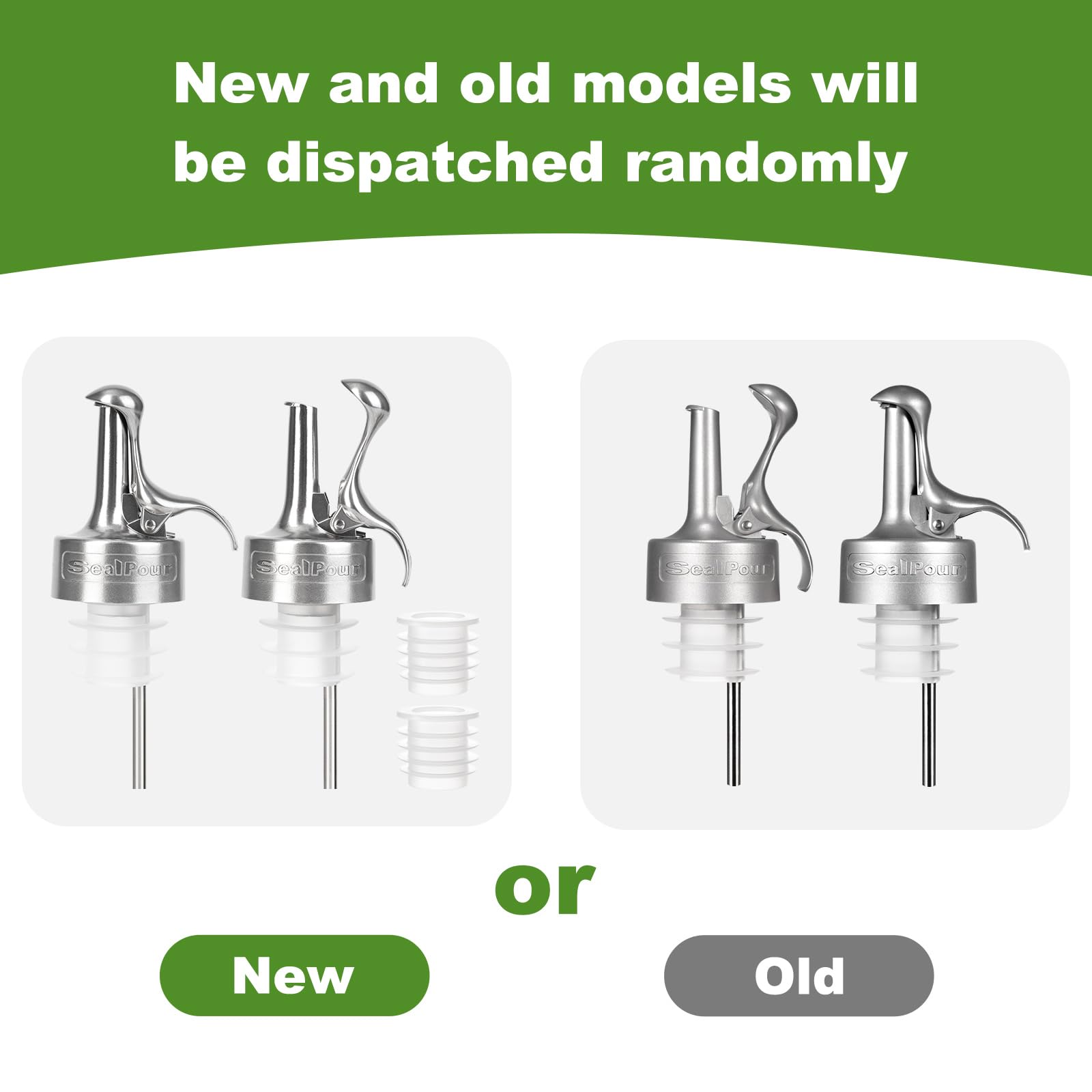 Oil Pour Spout, Olive Oil Spouts, Dispenser Pour Spouts for Bottles