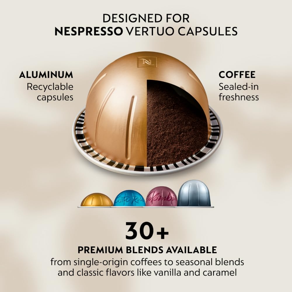 Nespresso Vertuo Pop+ Coffee & Espresso Maker by De'Longhi, Pink