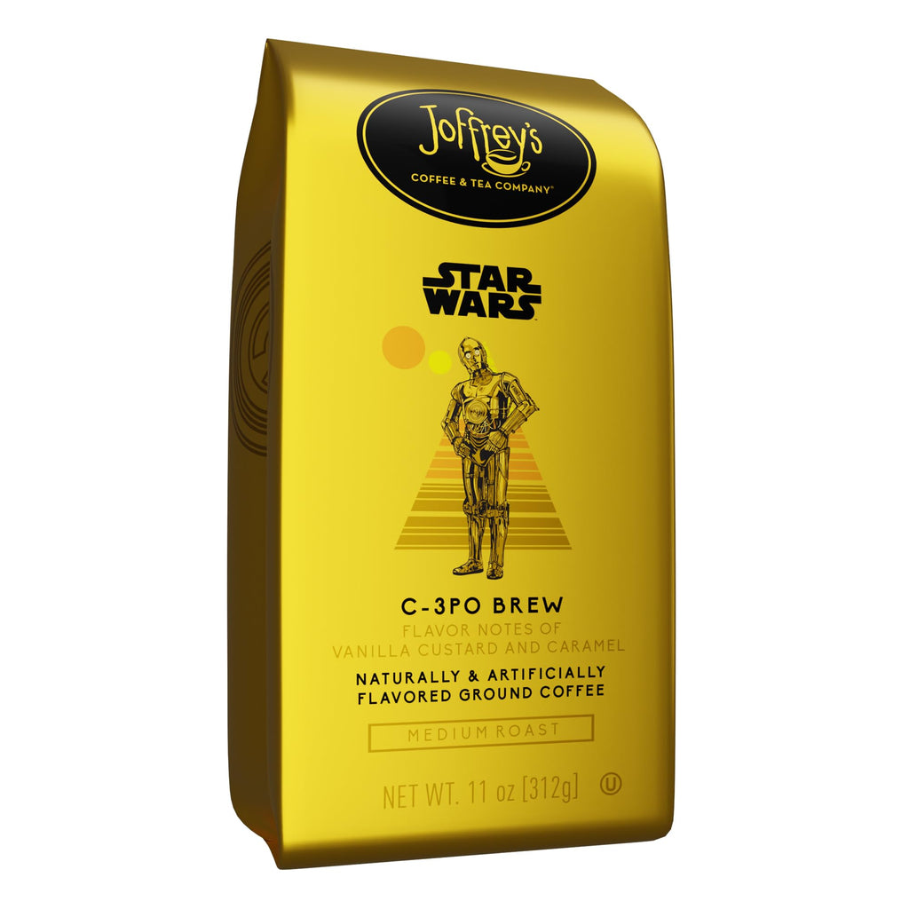 Joffrey's Coffee - Droids™ Trio Collection, STAR WARS Licensed Coffee Collection, Artisan Medium Roast, Brew or French Press (Ground, 11oz)
