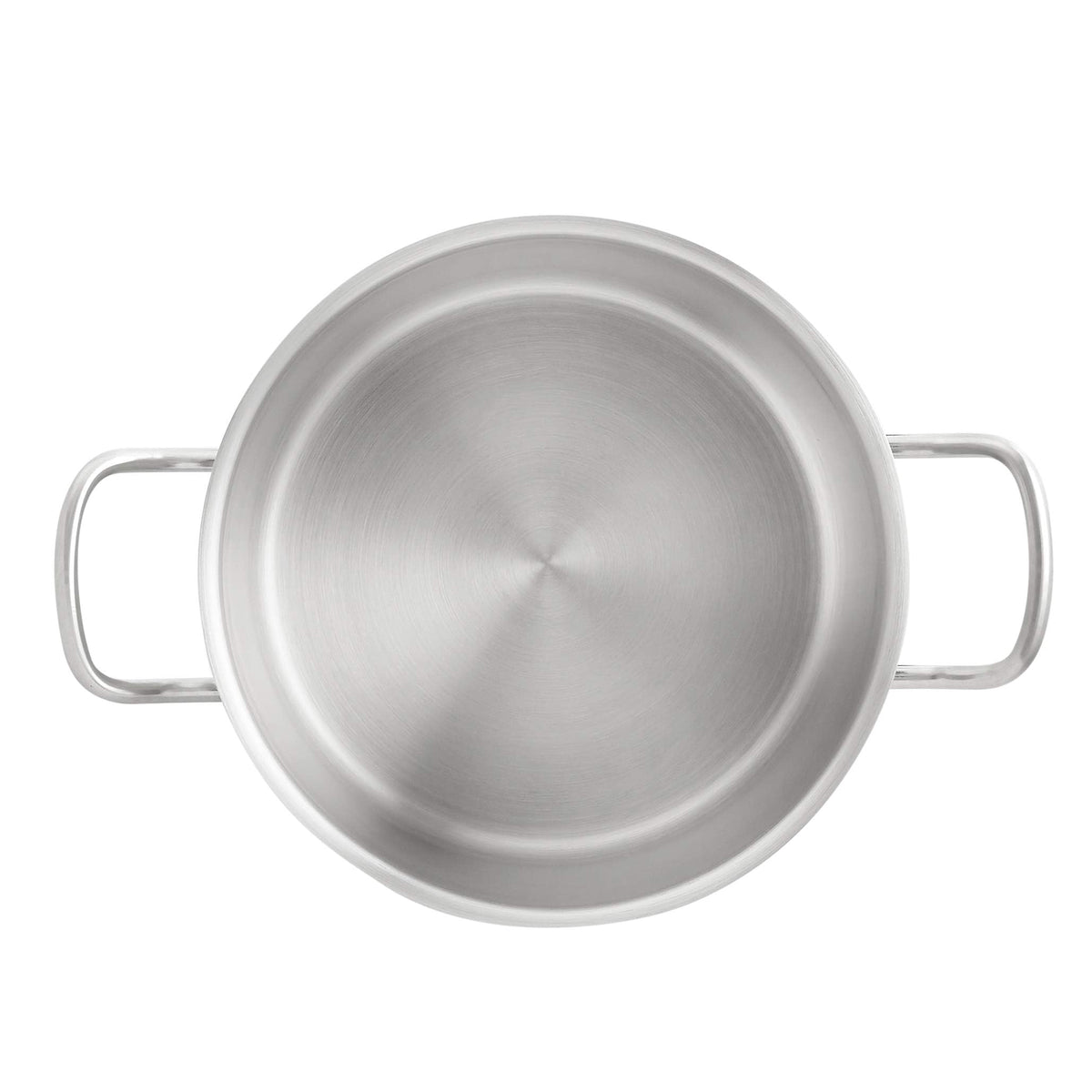 Amazon Basics 12 Quarts Stainless Steel Aluminum-Clad Stock Pot with Cover, Induction Compatible, Dishwasher Safe, Oven Safe, Even Heating, Soup and Pasta Pot