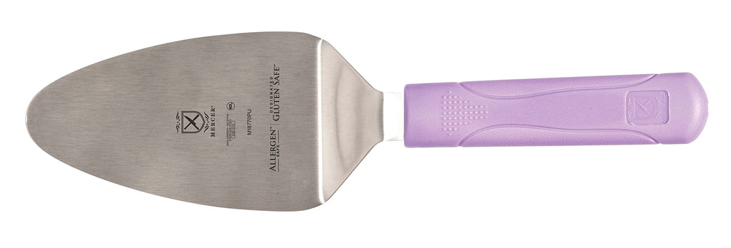 Mercer Culinary Millennia Mini Turner/Spatula, 2.5 Inch x 2.5 Inch Blade, Black Handle
