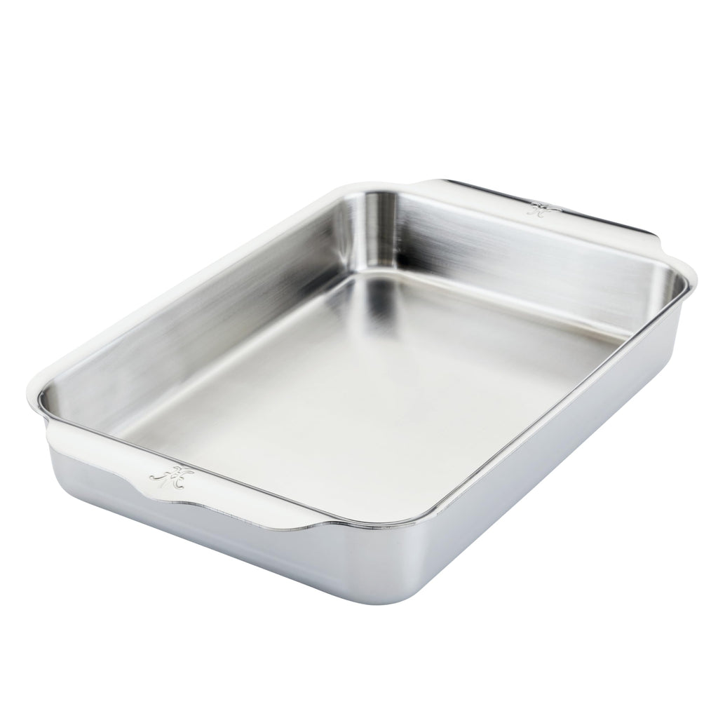 Hestan Provisions OvenBond – 9" x 13" Tri-ply Rectangular Stainless Steel Baking Pan