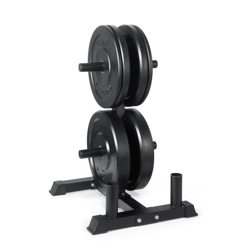 CAP 260lb Competition Olympic Bumper Plate Weight Set
