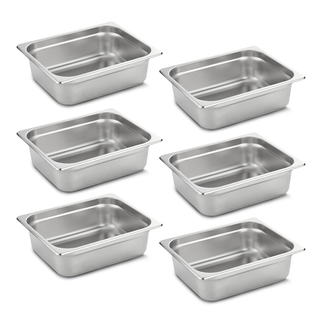 Aplancee Stainless Steel Pan Lid - Fits 1/3 Size Steam Table Pans Dishwasher Safe for Catering, Buffets, Restaurants