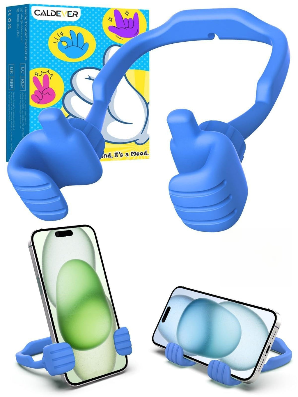 Stocking Stuffers for Teens Boys Girls Thumbs Up Lazy Phone Stand for Desk