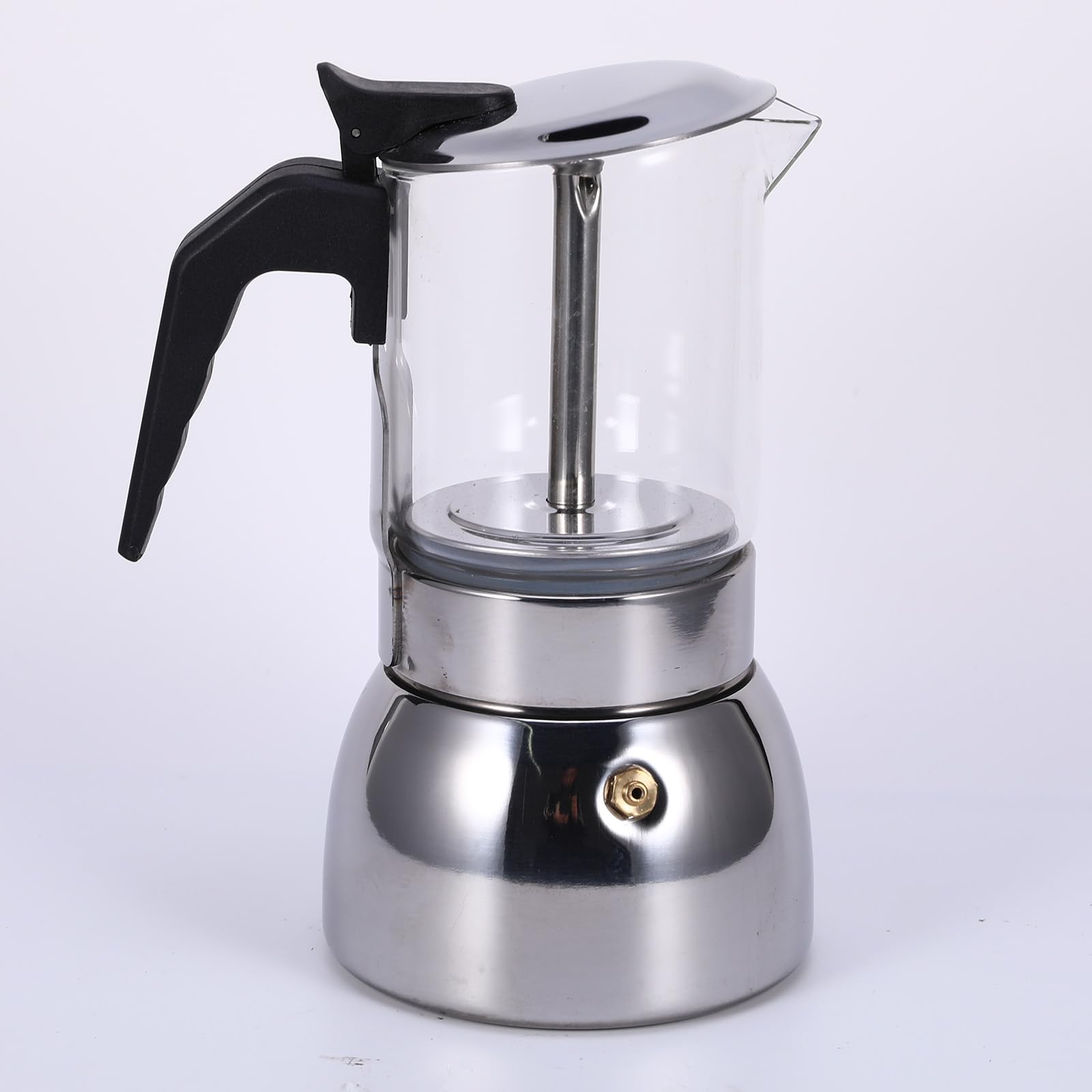Houkiper Stovetop Espresso Maker, 4Cup 200ML Stovetop Italian Coffee Maker